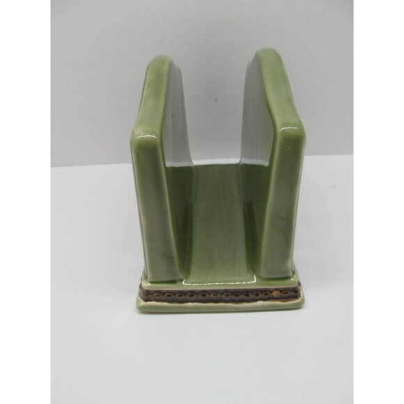 Cracker Barrel Elegant Rooster Green Napkin Holder - Picture 2 of 7